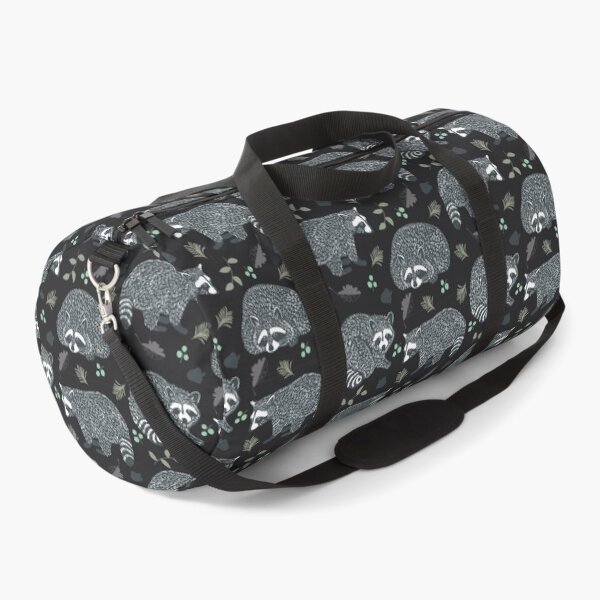 Raccoons! Design 42 / 365 Days of Design Duffle Bag