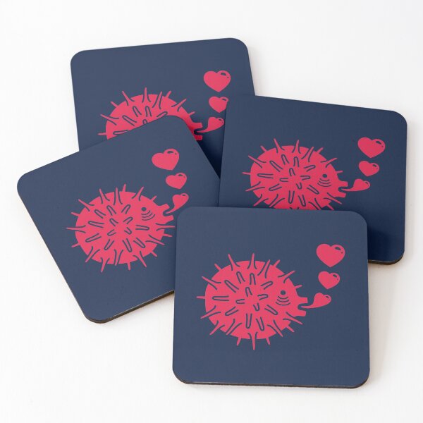Item preview, Blow fish blowing heart bubbles designed and sold by SOMA APPAREL.