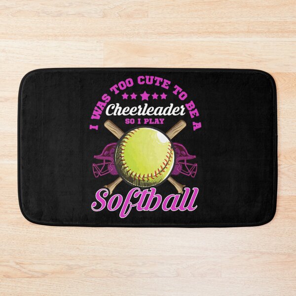 Item preview, I Was To Cute To Be A Cheerleader So I Play Softball designed and sold by Sbgarror.