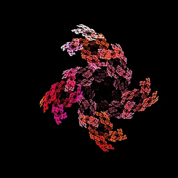 Imagen de la obra Fractal Fuchsia de Alex Pringle