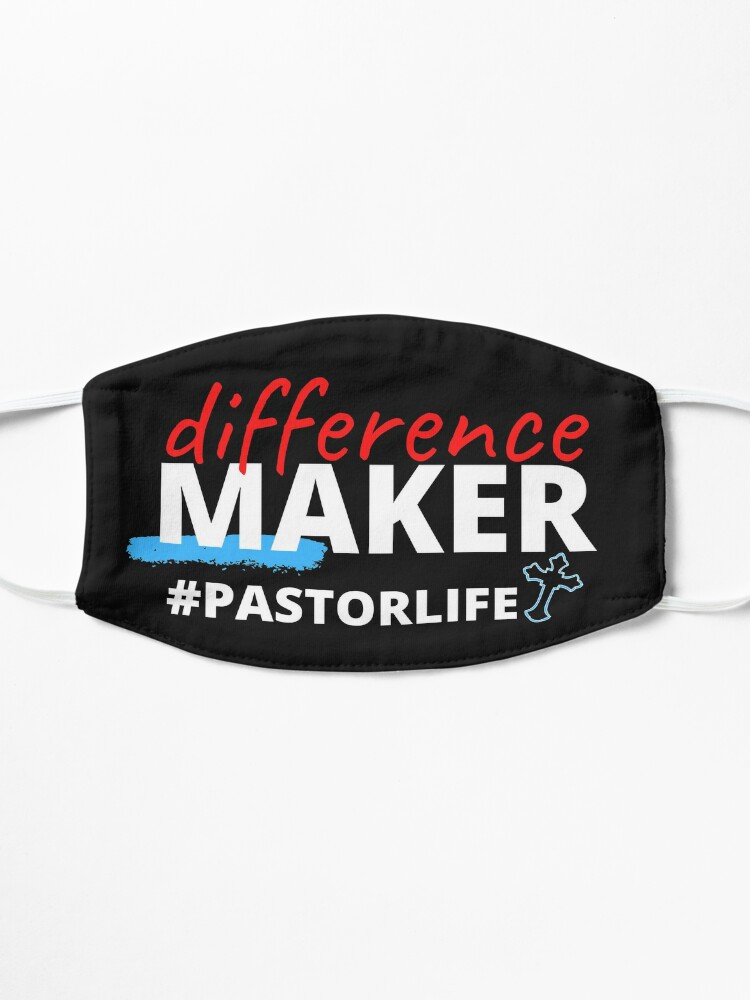 Alternate view of Difference Maker #PastorLife Mask