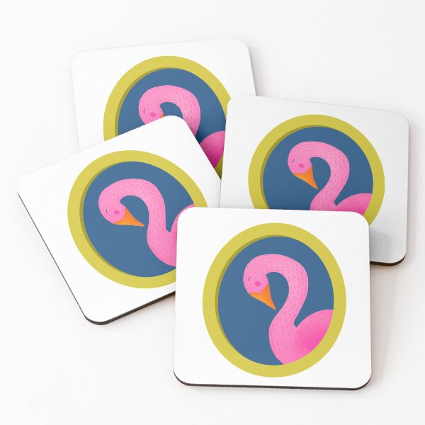 Item preview, Cute Flamingo Portrait designed and sold by JenaWDesigns.