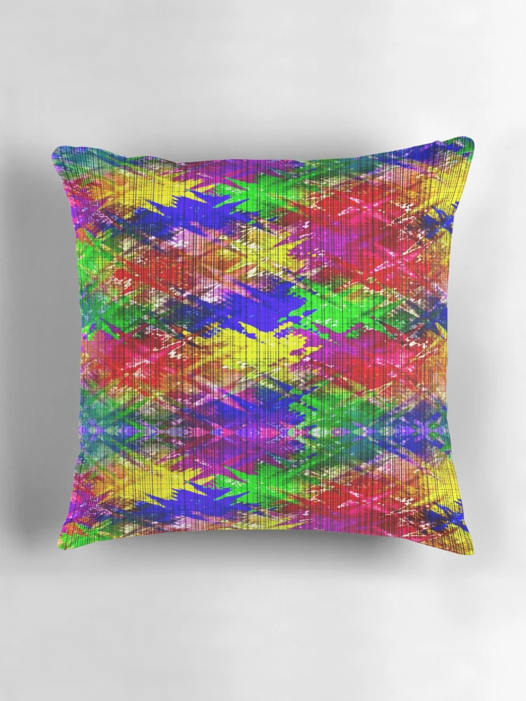 Thumbnail 3 of 4, Pillow, Color Blocks designed and sold by Rte73DesignPrt.