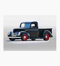 1940 Ford Deluxe 8 Pickup Photographic Print