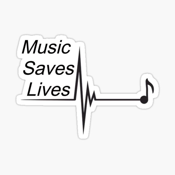 Item preview, Music Saves Lives Music Lover designed and sold by Bontes.