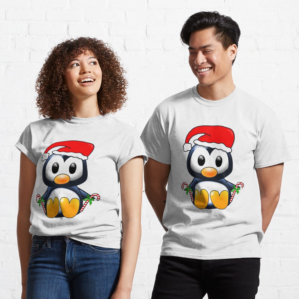 Christmas penguin - Bag T-shirt (roblox).  Camisetas de natal, T-shirts  com desenhos, Desenhos