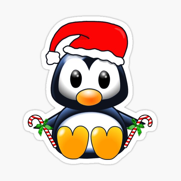 Cute Cartoon Christmas Penguin Cute Cartoon Christmas Penguin