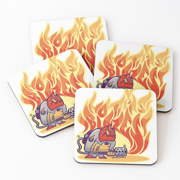 Item preview, Hot As Blazes Sticker design for Skate designed and sold by kikesthings.