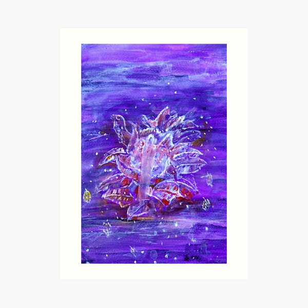 Flower Person Art Print