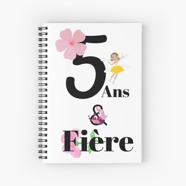  it is with Pride that your little Fairy will wear this Fleuri design! Spiral Notebook