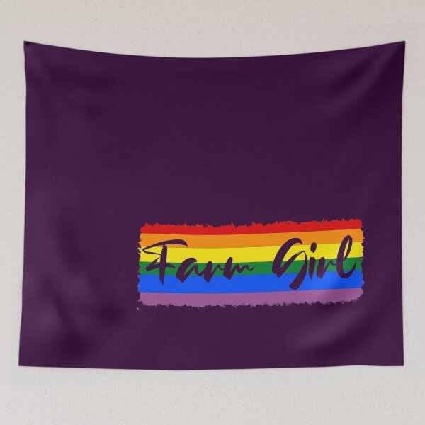 Item preview, Rainbow Farm Girl designed and sold by LochNestFarm.