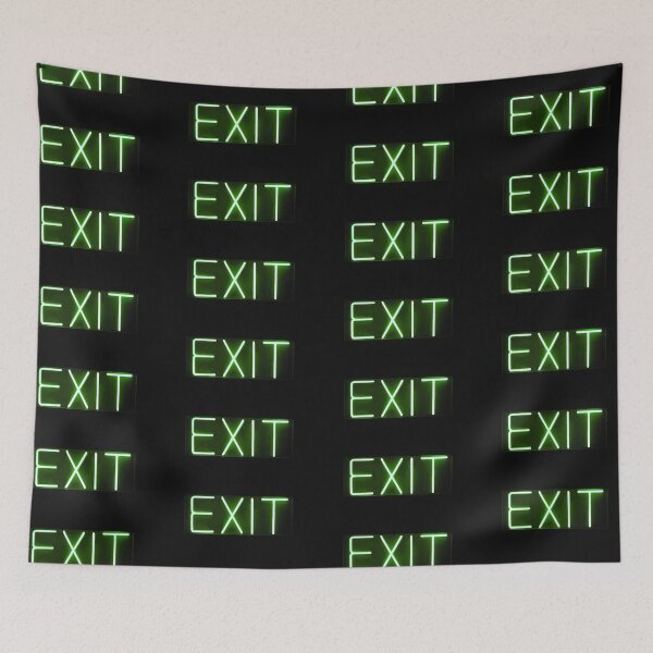 Item preview, EXIT this way. Oh oops, you can't EXIT after all. designed and sold by Frankarts.