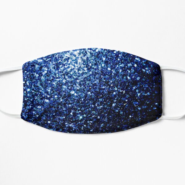 Beautiful Dark Blue glitter sparkles Mask