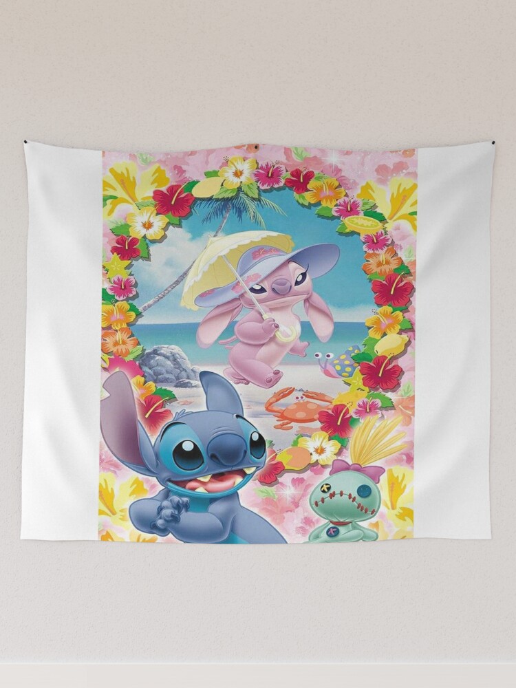 Stitch and Angel Tapestry for Sale by joshua20125