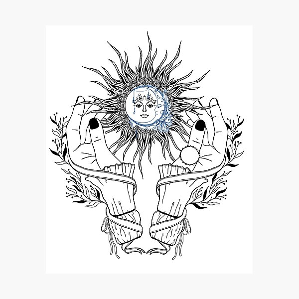 Item preview, Sun, Moon and Hands designed and sold by Ninjawhere.