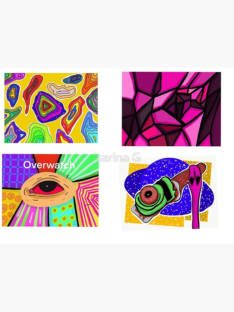 "doodle redbubble sticker pack" Poster for Sale by SarinaGounden Redbubble