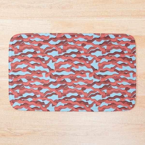 Item preview, Bacon Strips Blue designed and sold by DWaffleDesigns.