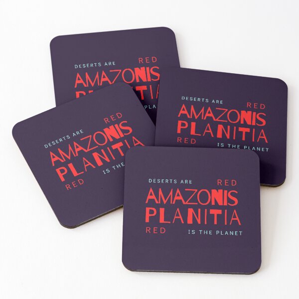 Item preview, Amazonis Planitia Red Planet Mars. designed and sold by Geomoon.