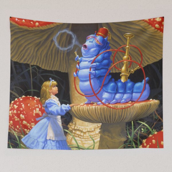 Item preview, Alice in wonderland - Who Are You? designed and sold by spiderwebart.