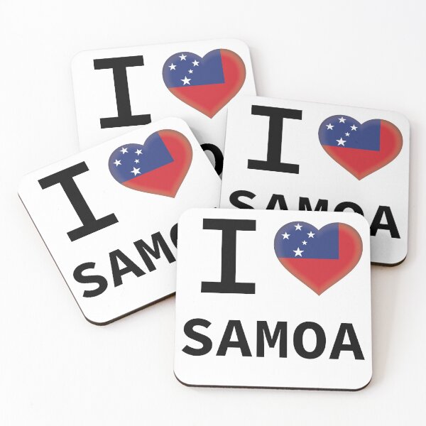 Item preview, I HEART SAMOA designed and sold by Mxdesign888.