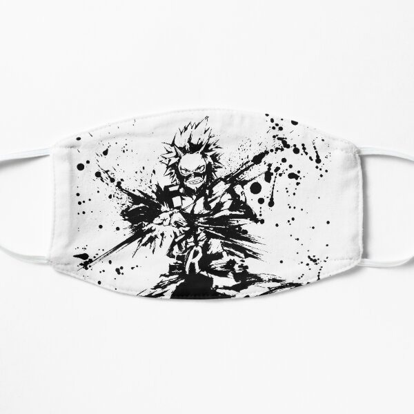 Kirishima Eijiro Ink Splatter Flat Mask
