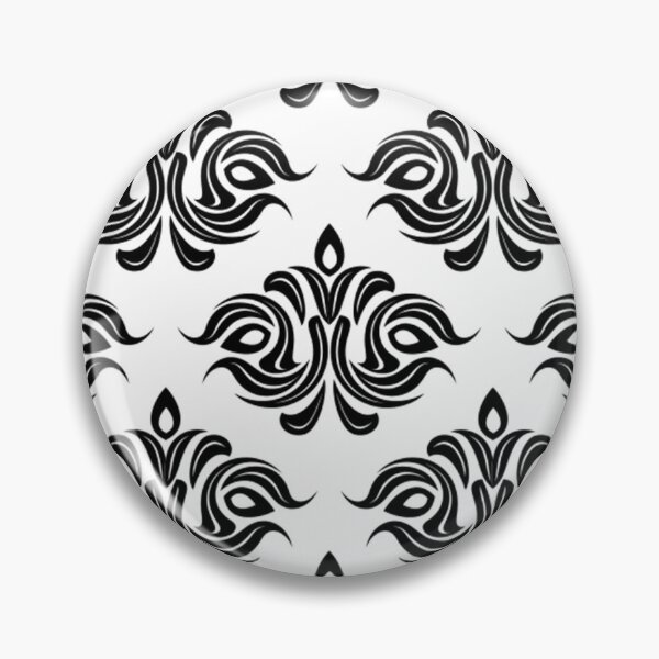 Item preview, Black Ornate Floral Pattern designed and sold by ryaneliz91.
