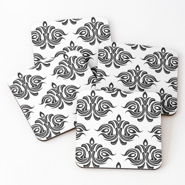 Item preview, Black Ornate Floral Pattern designed and sold by ryaneliz91.