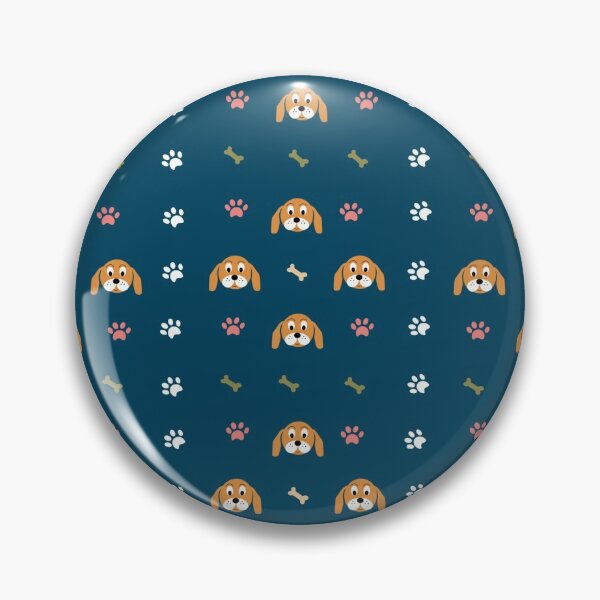 Item preview, Dog with footprint bone pattern designed and sold by abhishekarts.