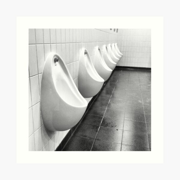 Urinals Art Prints Redbubble