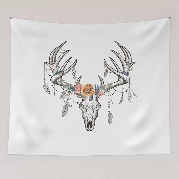 Item preview, Skull Deer Head designed and sold by Ninjawhere.