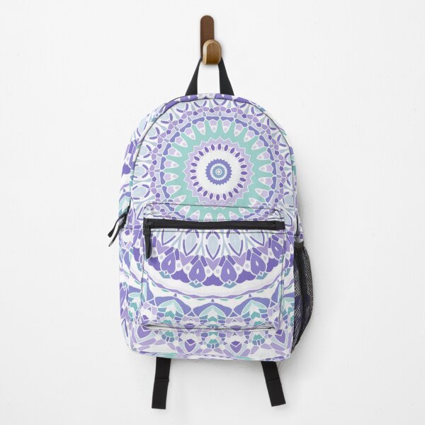 Item preview, Pastel Purple and Green Mandala designed and sold by Kelly Dietrich Mandala & Fractal Art.