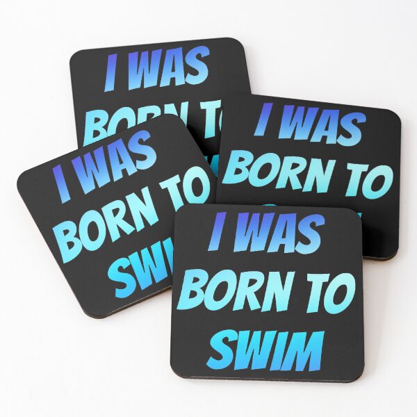 Item preview, I Was Born To Swim designed and sold by Water Sports and Safety.
