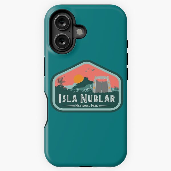 Vista previa del artículo con la obra «Isla Nublar», diseñado y vendido por DFoxDesign.
