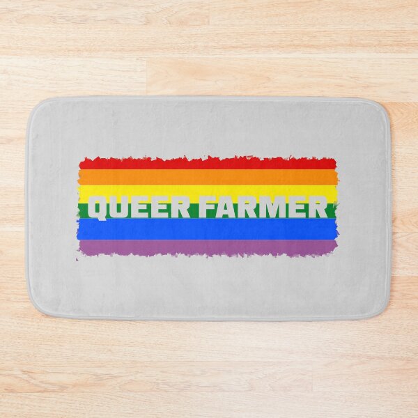 Item preview, "Queer Farmer" Barnwood Flag designed and sold by LochNestFarm.