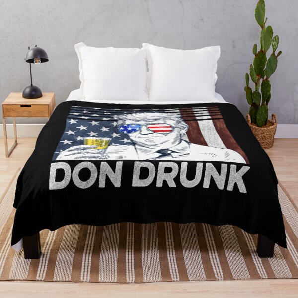 Item preview, Don Drunk Trump Drink Beer USA Flag 4th of July designed and sold by JohnsonEdwards.