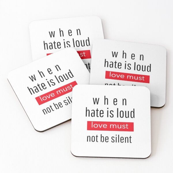 Item preview, when hate is loud love must not be silent designed and sold by truewear1.