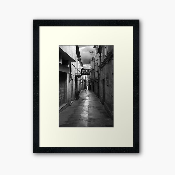 Pontevedra Town Lámina enmarcada