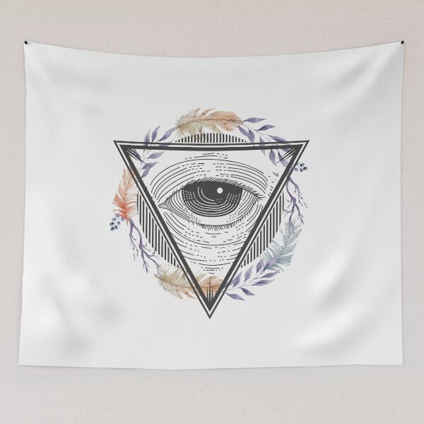 Item preview, All Seeinng Eye and Feathers designed and sold by Ninjawhere.