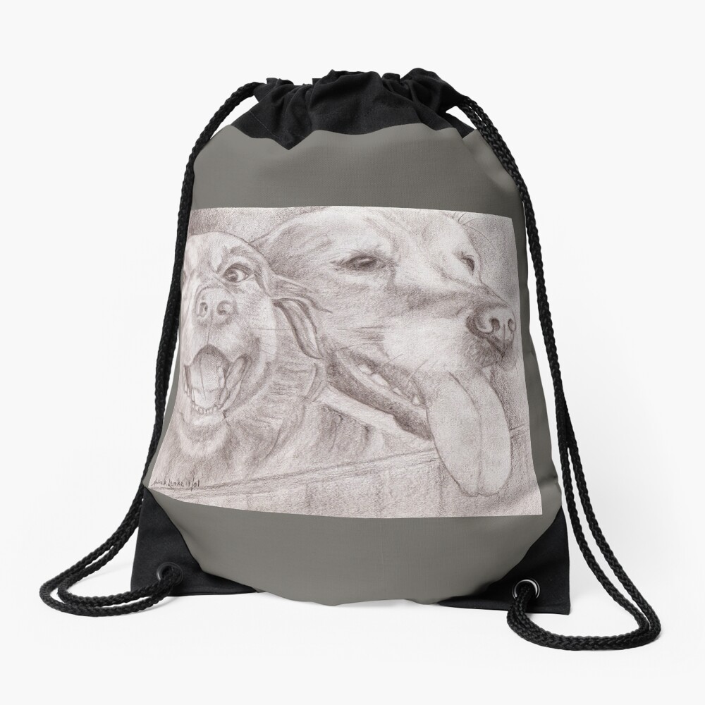 Item preview, Drawstring Bag designed and sold by artbyaud.