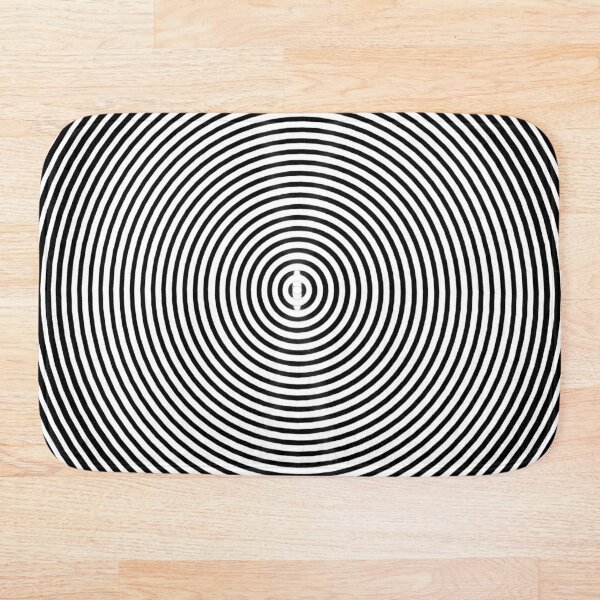 Amazing optical illusion Bath Mat