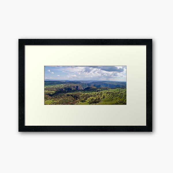 Wollomombi Falls Gorge Framed Art Print