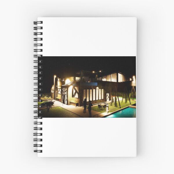 Item preview,  cute 3d villa ,sketchup ,Realistic Rendering, architecture ,  Beautiful ,  graphic design ,High Resolution Images , night view , gift idea for art lover designed and sold by MimiouchB.
