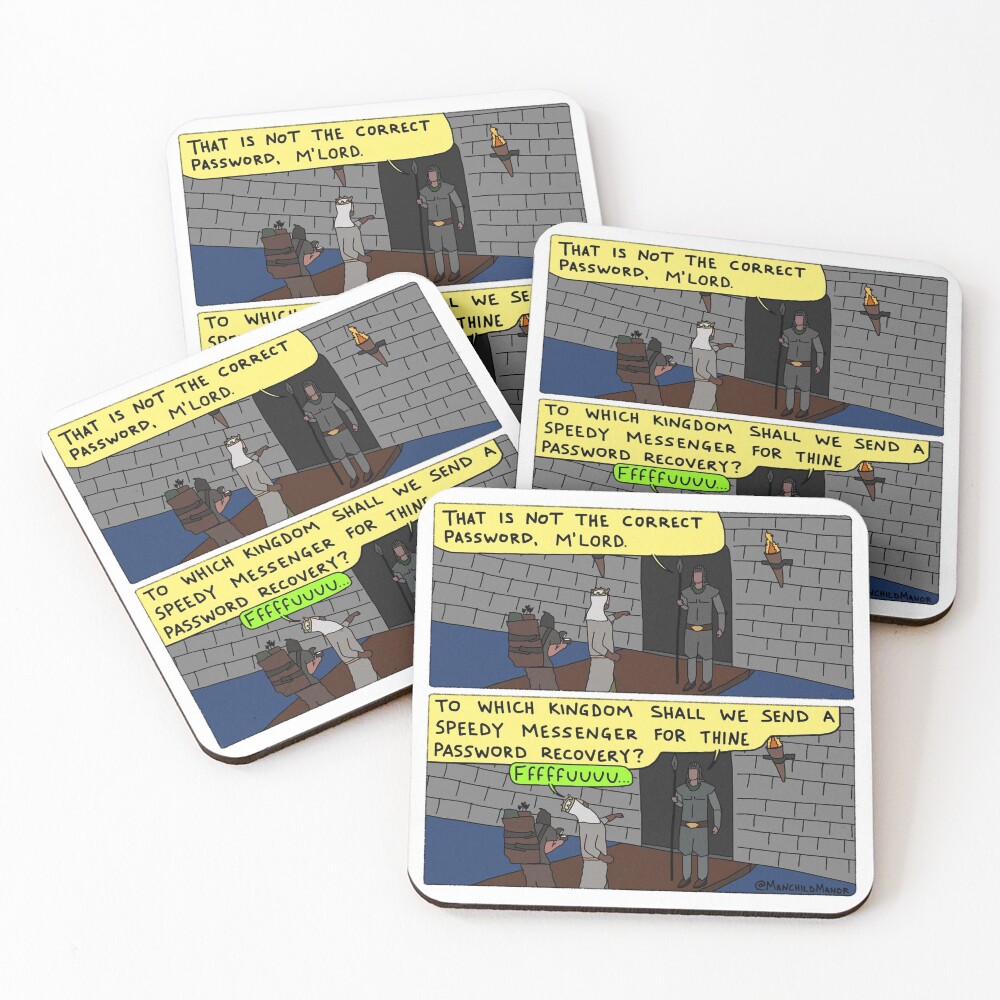 Item preview, Coasters (Set of 4) designed and sold by ManchildManor.