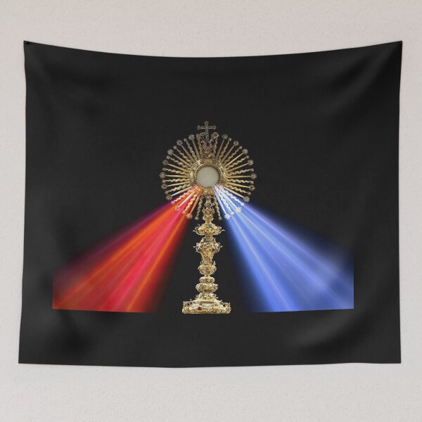 Item preview, Jesus Divine Mercy Eucharist Holy Host Mass Sacred Heart of Jesus Catholic Prayer 2010 designed and sold by hispanicworld.