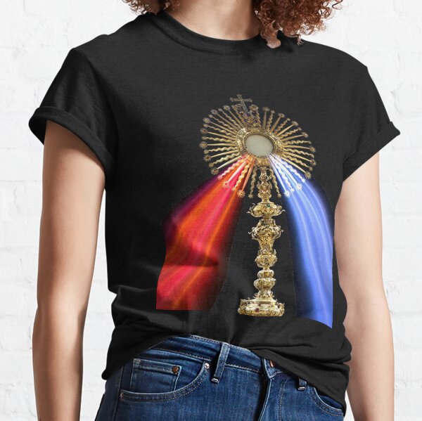 Vista previa del artículo con la obra «Jesús Divina Misericordia Eucaristía Santa Hostia Misa Sagrado Corazón de Jesús Oración Católica 2010», diseñado y vendido por hispanicworld.
