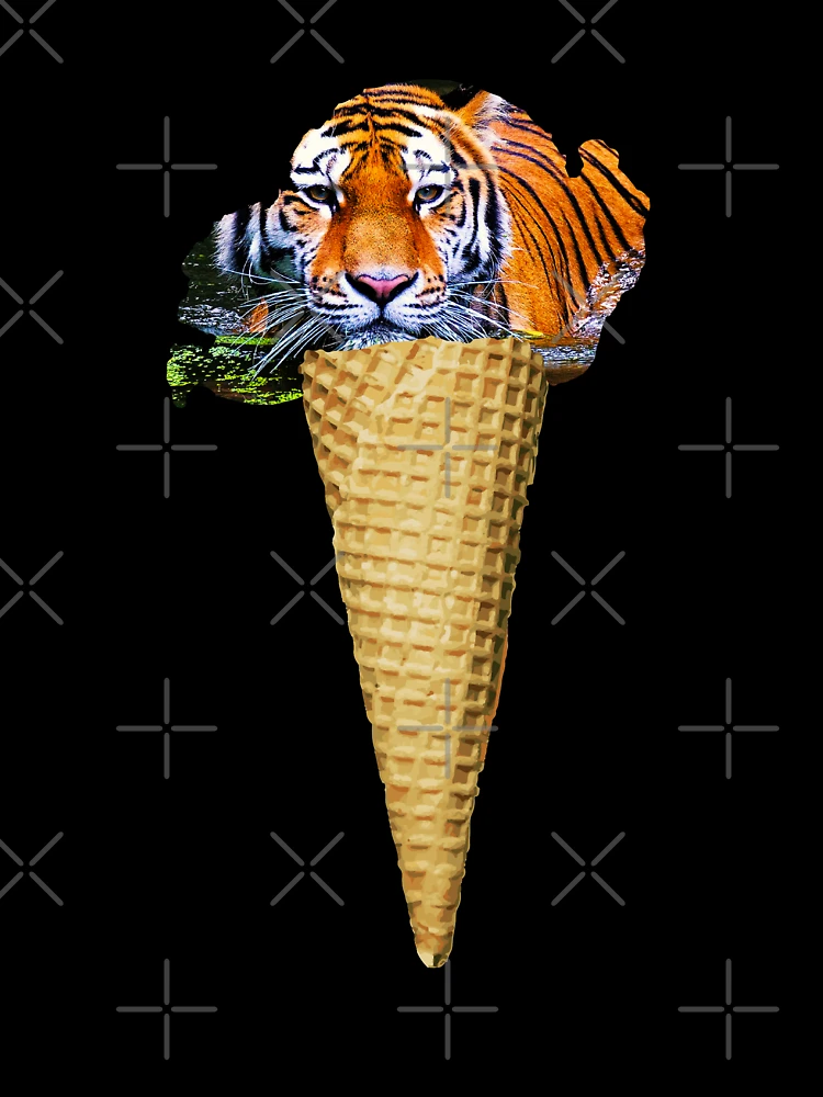 Tiger Ice Cream Cone
