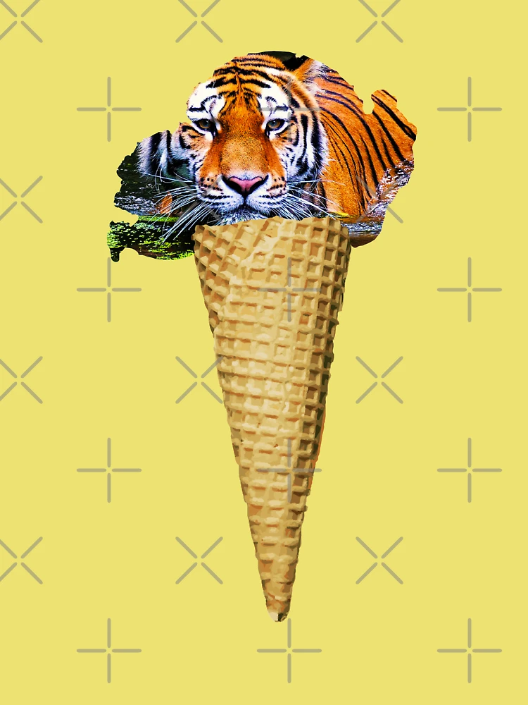 Tiger Ice Cream Cone
