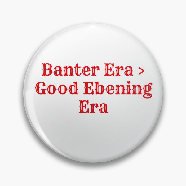 Item preview, Banter Era > Good Ebening Era (Red) designed and sold by Futbol-Fetish.