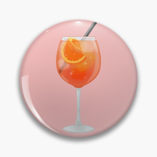 Aperol Spritz in a Glass Pin for Sale by Jay-cm