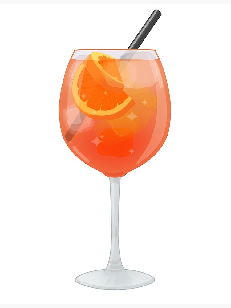 Aperol Spritz in a Glass Pin for Sale by Jay-cm